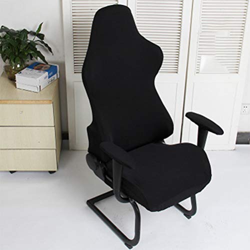 Stretch-Drehstuhl Gaming-Stuhl, ergonomisch, Computerspielstuhl, Sitzbezug, abnehmbar, waschbar, Armlehnenbezug, passend Bürostuhl, Drehstuhl Bild 2