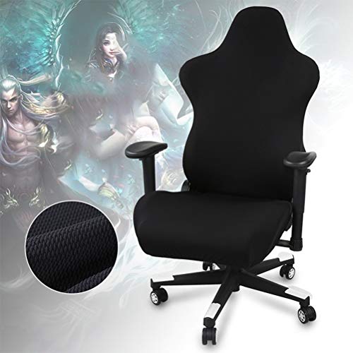 Stretch-Drehstuhl Gaming-Stuhl, ergonomisch, Computerspielstuhl, Sitzbezug, abnehmbar, waschbar, Armlehnenbezug, passend Bürostuhl, Drehstuhl Bild 5
