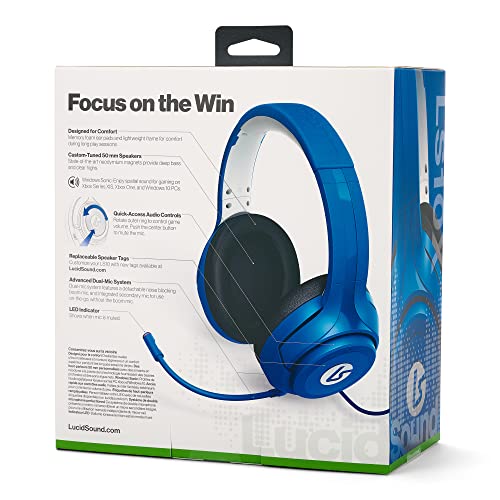 LucidSound LS10X Kabelgebundenes Gaming-Headset für Xbox Series X|S - Schockblau Bild 2