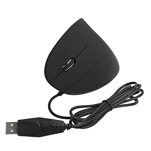 Agatige Ergonomische Maus für Linke Hand, Kabelgebundene Vertikale Maus 1600DPI 3-stufige Einstellung 6 Schlüssel Optische Gaming Maus Kompatibel mit Win8/10/11 für Büro Home Office Langzeitarbeit Bild 1