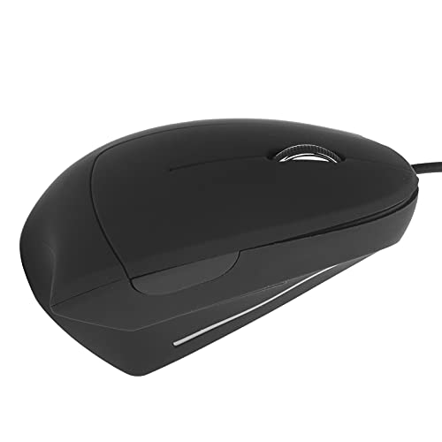 Agatige Ergonomische Maus für Linke Hand, Kabelgebundene Vertikale Maus 1600DPI 3-stufige Einstellung 6 Schlüssel Optische Gaming Maus Kompatibel mit Win8/10/11 für Büro Home Office Langzeitarbeit Bild 5