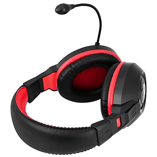 Marvo H8321S Stereo-Sound Gaming-Headset mit omnidirektionalem Mikrofon, leicht, Schwarz Bild 3