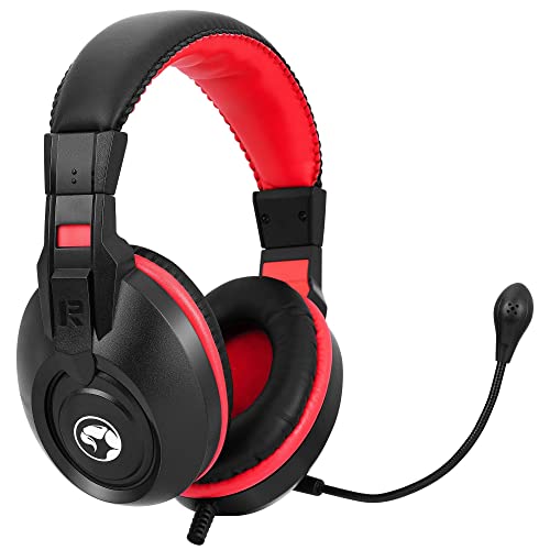Marvo H8321S Stereo-Sound Gaming-Headset mit omnidirektionalem Mikrofon, leicht, Schwarz Bild 4