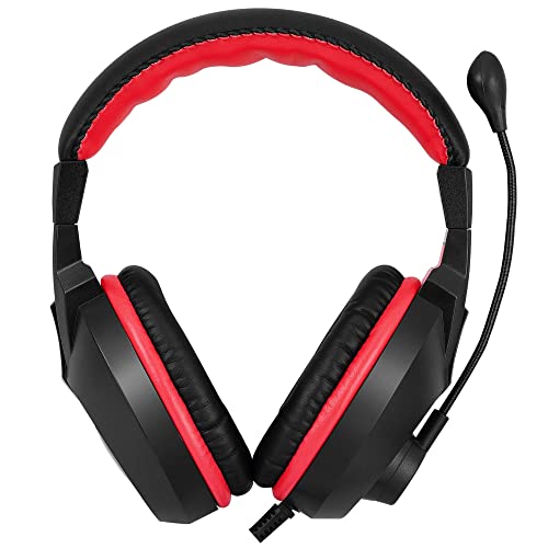 Marvo H8321S Stereo-Sound Gaming-Headset mit omnidirektionalem Mikrofon, leicht, Schwarz Bild 6