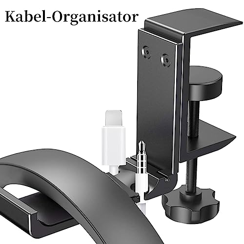 Kopfhörerständer, Faltbarer Gaming-Headset-Ständer mit Verstellbarer Klemme für alle Headsets Bild 5