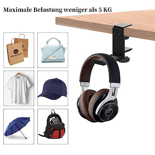 Kopfhörerständer, Faltbarer Gaming-Headset-Ständer mit Verstellbarer Klemme für alle Headsets Bild 6