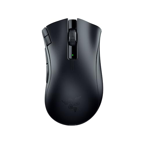 Razer DeathAdder V2 X Hyperspeed - Ergonomische Wireless Gaming Maus für PC / Mac (Mechanische Schalter, Hyperspeed Wireless Technologie, Optischer Sensor) Schwarz Bild 1