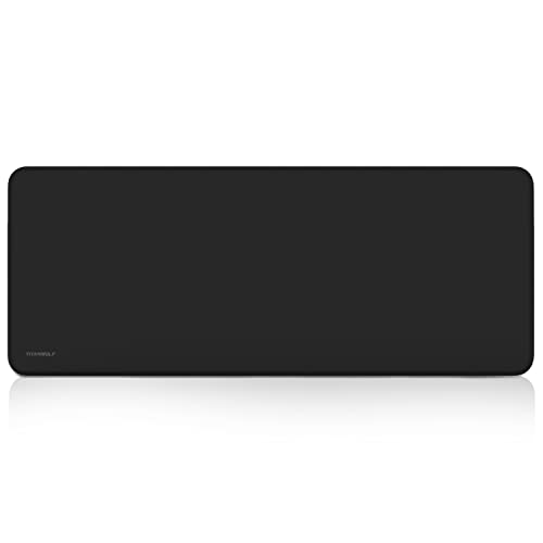 TITANWOLF - Übergröße Mauspad Gaming 1000x400mm - XXXL Mousepad groß mit Motiv - Tischunterlage Large Size - verbessert Präzision und Geschwindigkeit - XXL - schwarz Bild 6
