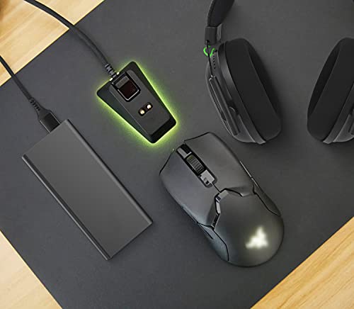 Geflochtenes USB-Schnellladekabel, passend für Gaming-Mäuse Razer Viper Ultimate/Naga Pro 20.000 DPI/DeathAdder V2 Pro/Razer Basilisk, 1,4 m Ladekabel für Razer Wireless Gaming-Maus-Ladestation Bild 4