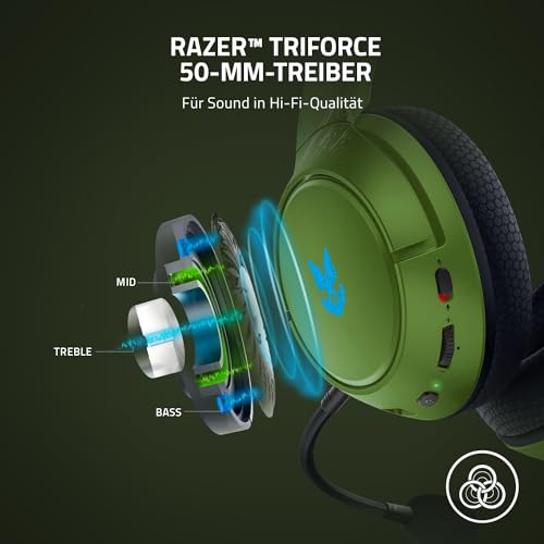 Razer Kaira Pro (Halo Infinite Edition) - Kabellose Gaming Kopfhörer für Xbox Series X / S + Xbox One + PC und Smartphone (Wireless Headset, Bluetooth, 50-mm-Treiber) HALO Bild 2