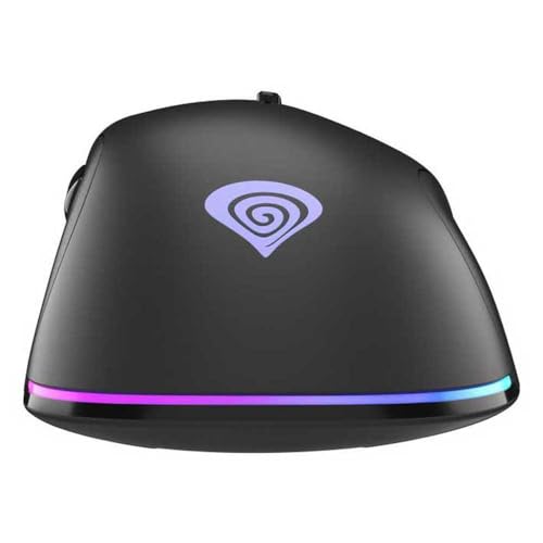 Genesis Krypton 200 Gaming-Maus kabelgebunden, leise Klicks, 6400 DPI, RGB PRISMO, 6 programmierbare Tasten, 1000 Hz, 77 g, ergonomische USB Maus mit Makros, internem Speicher und Teflon-Gleitfüßen Bild 5