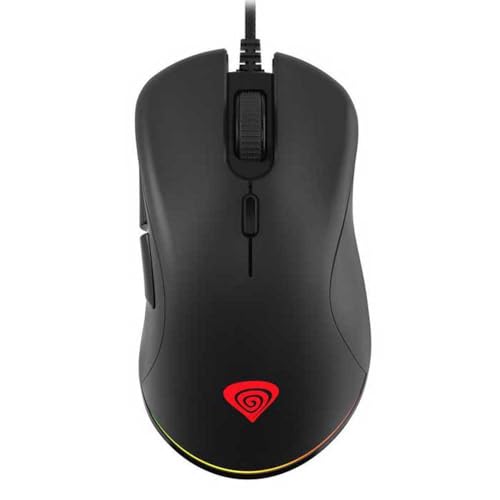 Genesis Krypton 200 Gaming-Maus kabelgebunden, leise Klicks, 6400 DPI, RGB PRISMO, 6 programmierbare Tasten, 1000 Hz, 77 g, ergonomische USB Maus mit Makros, internem Speicher und Teflon-Gleitfüßen Bild 6
