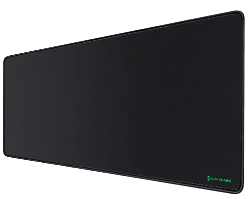 Black Shark Gaming Mauspad Schreibtischunterlage 800x300x4 mm mit Mikrofaser Oberfläche Verbessert Geschwindigkeit und Mousepad mit rutschfest Gummierte Unterseite, Gaming Zubehör Mauspad XXL Manta P2 Bild 1
