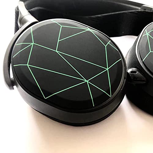 2-in-1-Magnetabdeckung mit Kopfbügel für SteelSeries Arctis Pro High Fidelity Gaming Headset/SteelSeries Arctis Pro Wireless Gaming Headset (Grün in Schwarz) Bild 5