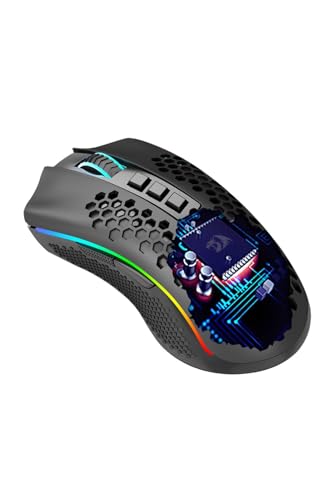 REDRAGON Mouse Storm Pro Wireless RGB-Gaming-Maus PixArt PAW3335 16 000 DPI | RED-M808-KS Bild 2