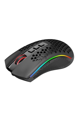 REDRAGON Mouse Storm Pro Wireless RGB-Gaming-Maus PixArt PAW3335 16 000 DPI | RED-M808-KS Bild 4