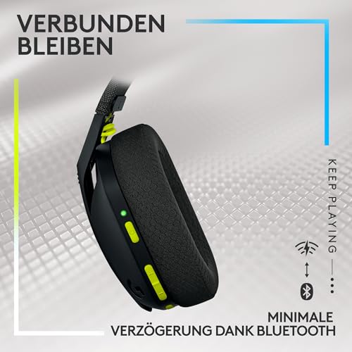 Logitech G305 Hero 12K Sensor Kabellose Gaming-Maus und G435 Kabelloses Gaming-Headset mit Bluetooth und integriertem Mikrofon – Geringes Gewicht mit Lightspeed – PC/Mac, Schwarz Bild 6