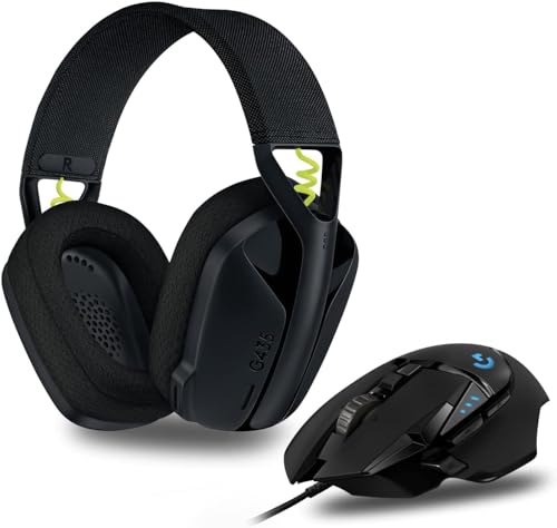 Logitech G502 HERO High-Performance Gaming-Maus + Logitech G435 Lightspeed Kabelloses Bluetooth-Gaming-Headset Bild 1