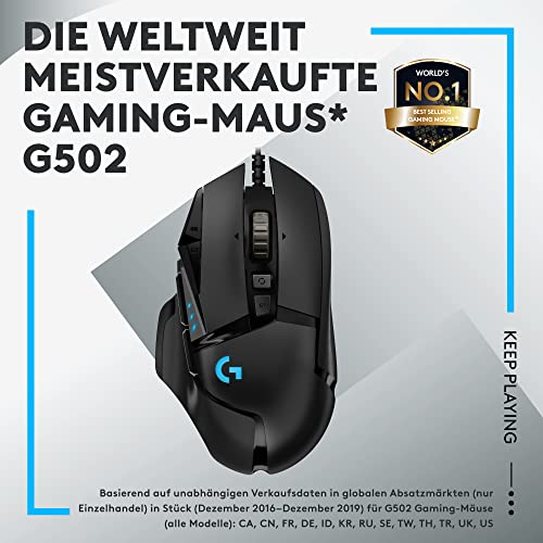Logitech G502 HERO High-Performance Gaming-Maus + Logitech G435 Lightspeed Kabelloses Bluetooth-Gaming-Headset Bild 2