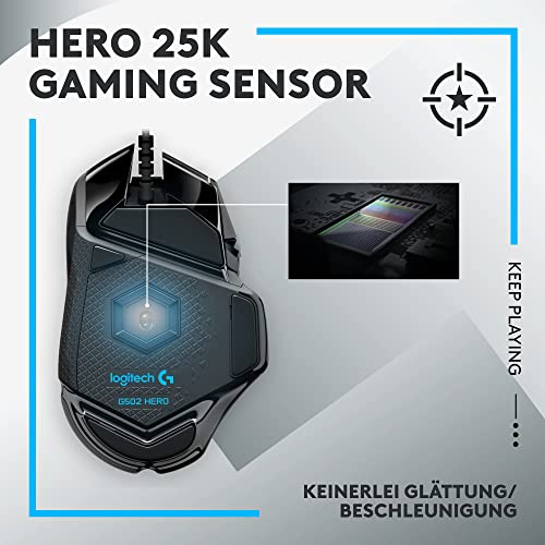 Logitech G502 HERO High-Performance Gaming-Maus + Logitech G435 Lightspeed Kabelloses Bluetooth-Gaming-Headset Bild 3
