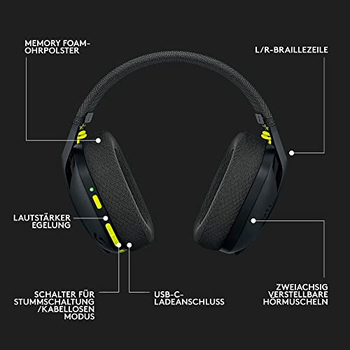 Logitech G502 HERO High-Performance Gaming-Maus + Logitech G435 Lightspeed Kabelloses Bluetooth-Gaming-Headset Bild 6