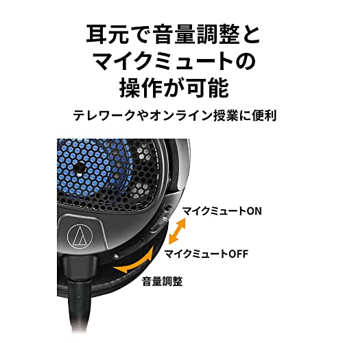Audio-Technica GDL3 Offenes HI-FI Gaming-Headset Schwarz Bild 6
