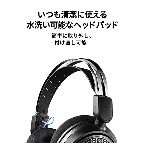 Audio-Technica GDL3 Offenes HI-FI Gaming-Headset Schwarz Bild 7