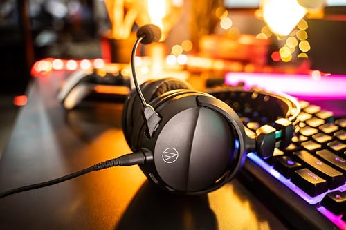 Audio-Technica GL3 Geschlossenes Hi-Fi-Gaming-Headset Schwarz Bild 2