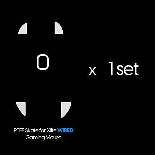 Pulsar Gaming Gears - PTFE Mausfüße für Xlite Wired Mice Premium Skate (Xlite Wired, Original, White) Bild 4