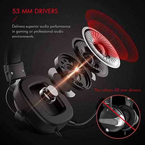 havit Gaming-Kopfhörer Stereo-Metallic-Eingang 3,5 mm für PS4 HV-H2002D Schwarz, Universale Bild 3
