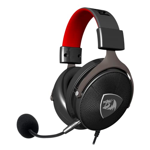 Redragon H520 Icon Wired Gaming Headset, 7.1 Surround Sound – Memory Foam Earpads – 50 mm Drivers Headphone – Abnehmbares Mikrofon mit Pro Driver – funktioniert mit PC, PS4/3 & Xbox One/Series X, NS Bild 1