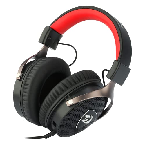Redragon H520 Icon Wired Gaming Headset, 7.1 Surround Sound – Memory Foam Earpads – 50 mm Drivers Headphone – Abnehmbares Mikrofon mit Pro Driver – funktioniert mit PC, PS4/3 & Xbox One/Series X, NS Bild 3