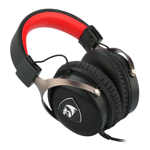 Redragon H520 Icon Wired Gaming Headset, 7.1 Surround Sound – Memory Foam Earpads – 50 mm Drivers Headphone – Abnehmbares Mikrofon mit Pro Driver – funktioniert mit PC, PS4/3 & Xbox One/Series X, NS Bild 5