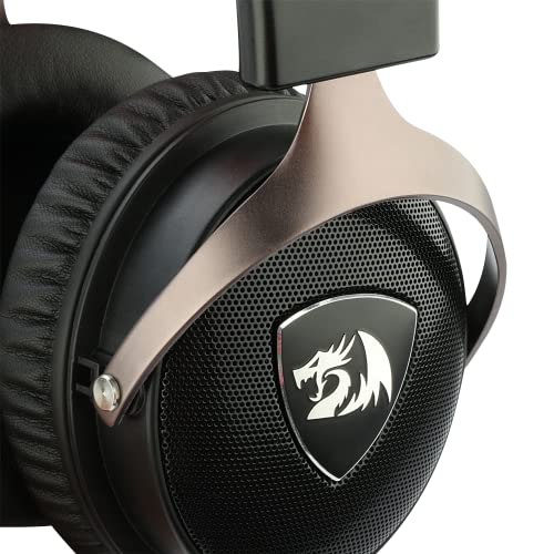 Redragon H520 Icon Wired Gaming Headset, 7.1 Surround Sound – Memory Foam Earpads – 50 mm Drivers Headphone – Abnehmbares Mikrofon mit Pro Driver – funktioniert mit PC, PS4/3 & Xbox One/Series X, NS Bild 6