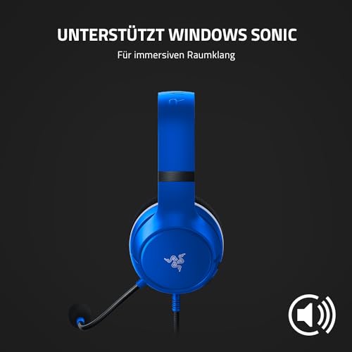 Razer Kaira X - Kabelgebundene Gaming Kopfhörer für Xbox Series X|S (TriForce 50-mm-Treiber, HyperClear Kardioiden-Mikrofon, Integrierte Bedienelemente, Plattformübergreifende Kompatibilität) Blau Bild 5