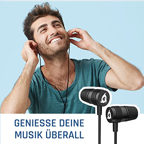 KLIM F1 USB C Kopfhörer Mit Mikrofon - Exzellente Audioqualität, Langlebig, Kabelgebunden, Memory-Schaumstoff-Ohrstöpsel - NEU 2022 Bild 5