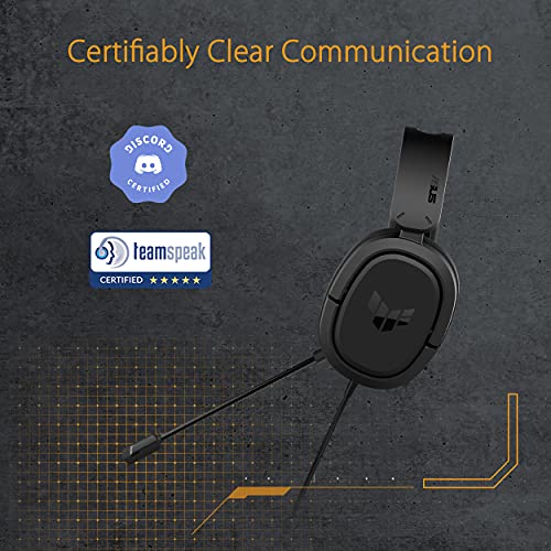 ASUS TUF GAMING H1 Headset (kabelgebunden, 7.1-Surround-Sound, leichtes, komfortables Design, Kompatibilität mit PCs, PlayStation 5, Nintendo Switch und XBOX) Bild 4