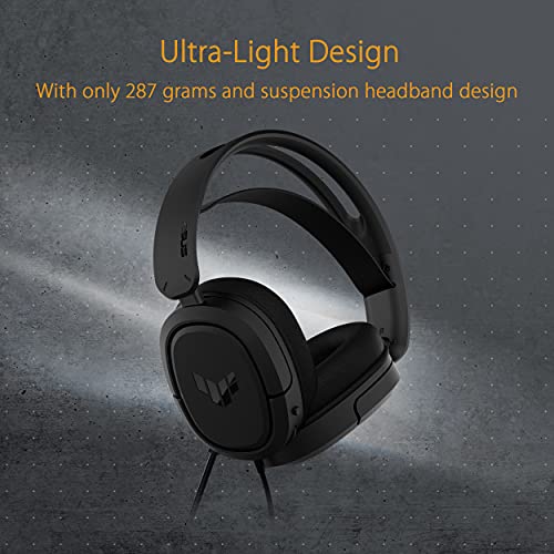 ASUS TUF GAMING H1 Headset (kabelgebunden, 7.1-Surround-Sound, leichtes, komfortables Design, Kompatibilität mit PCs, PlayStation 5, Nintendo Switch und XBOX) Bild 5