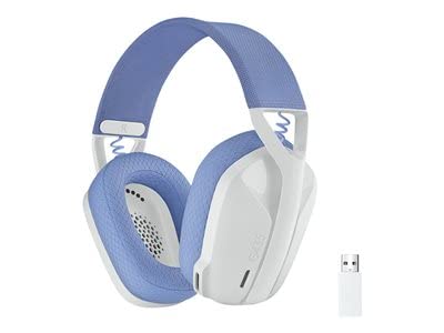 Logitech - G435 Lightspeed Wireless Gaming Headset - Weiß, 981-001074, schwarz Bild 4