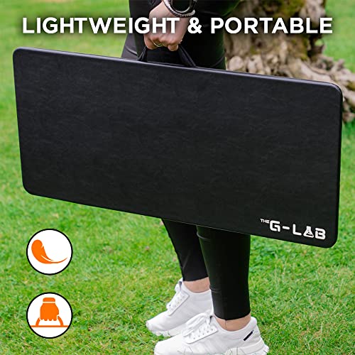 THE G-LAB K-Board Cadmium Laptopablage mit XXL-Kissen, Ideal für Home Office/Gaming für Bett oder Sofa, Laptopständer 13"-19", Lapdesk Extra Large mit Griff Bild 5