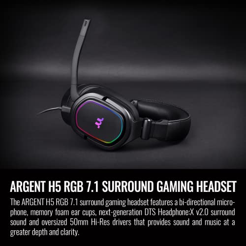 Thermaltake Argent H5 RGB 7.1 DTS Gaming Headset Bild 2