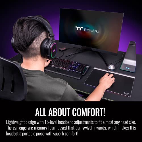 Thermaltake Argent H5 RGB 7.1 DTS Gaming Headset Bild 4