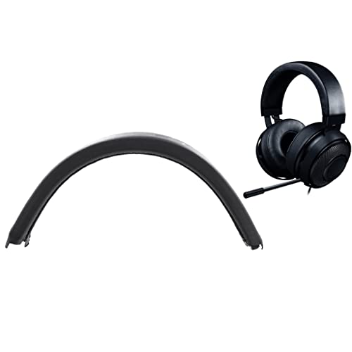 Headphone Head Beam Pad für -Razer Kraken 7.1 Chroma V2 USB Gaming Pro V2 Wireless Headsets Schwarzes Leder Stirnbandabdeckung Kopfhörerkissenpolster Kopfhörer Head Beam Pad Ohrenschützer für Bild 3