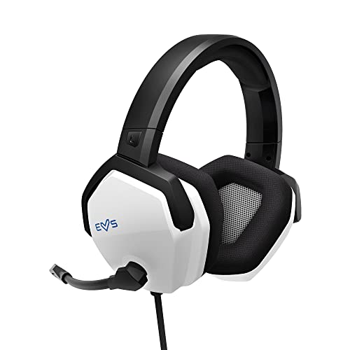 Energy Sistem Gaming Headset ESG 3 White Thunder (Gamer Kopfhörer Deep Bass, Cloth Ear Pads, Crystal Clear Sound) - Weiß Bild 3