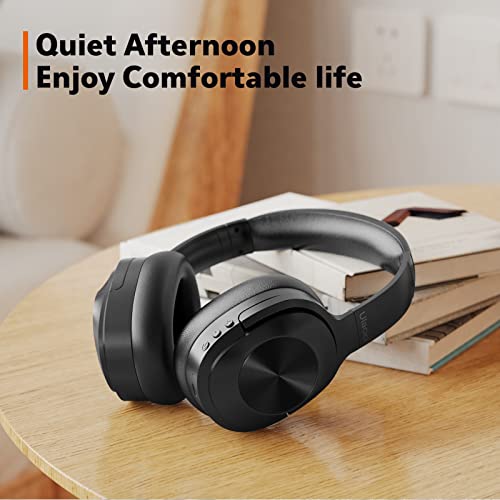 Kopfhörer mit aktiver Geräuschunterdrückung, kabellose Bluetooth-Kopfhörer, integriertes Mikrofon, 40 Stunden Spielzeit, kabellose Geräuschunterdrückung, 3D, niedriger Bass, schnelles Aufladen Bild 7