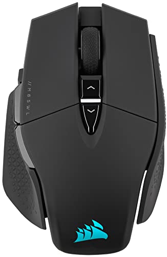 CORSAIR M65 RGB ULTRA WIRELESS Tunable FPS Gaming-Maus - 26.000 DPI - Sub-1ms Wireless - Gewichtssystem - Bis zu 120 Std. Akku - iCUE Kompatibel - PC, Mac, PS5, PS4, Xbox - Schwarz Bild 1