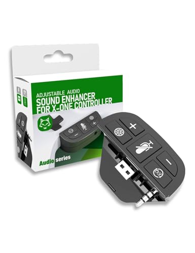 Headset Audio Adapter Wireless Game Controller Stereo Kopfhörerkonverter für Controller, Sound Balance, Lautstärkeregelung, Abschirmendes Mikrofon Bild 1