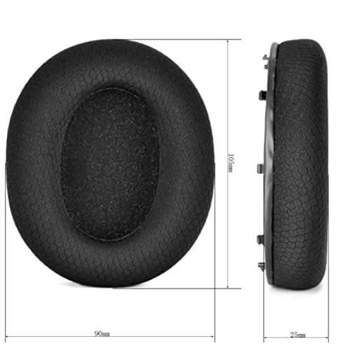 Ohrpolster für Razer BlackShark V2/V2 Pro Gaming-Headsets - Memory Foam Ersatz-Ohrpolster Kissen Ohrmuscheln für Blackshark V2/V2 Pro (Schwarz) Bild 6