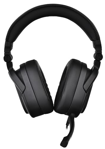 Thermaltake Argent H5 RGB 7.1 Surround-Sound Gaming Headset bidirektionales Mikrofon Memory-Foam Ohrenpolster PC/Xbox One/PS4/Mobile Schwarz GHT-THF-DIECBK-31 Einheitsgröße Bild 4
