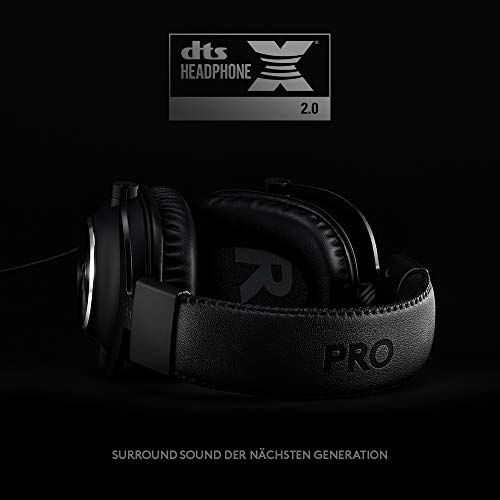 Logitech G PRO X Gaming-Headset, Over-Ear Kopfhörer, Blue VO!CE Mikrofon, kabelgebunden, PC/PS/Xbox/Nintendo Switch - Schwarz, Logitech G303 Shroud Edition kabellose Gaming-Maus, Lightspeed Wireless Bild 4